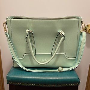 Beautiful teal computer carry case